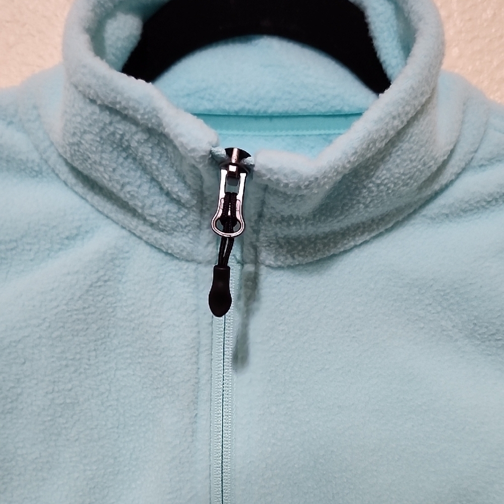 Amazon Essentials Blue Ski Jacket with Full-Length Zipper & High Collar NWOT - Picture 3 of 7
